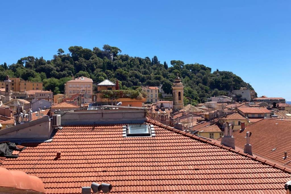 Cosy Penthouse Old Town Sea View Little Terraces Air Conditionned Ницца Экстерьер фото