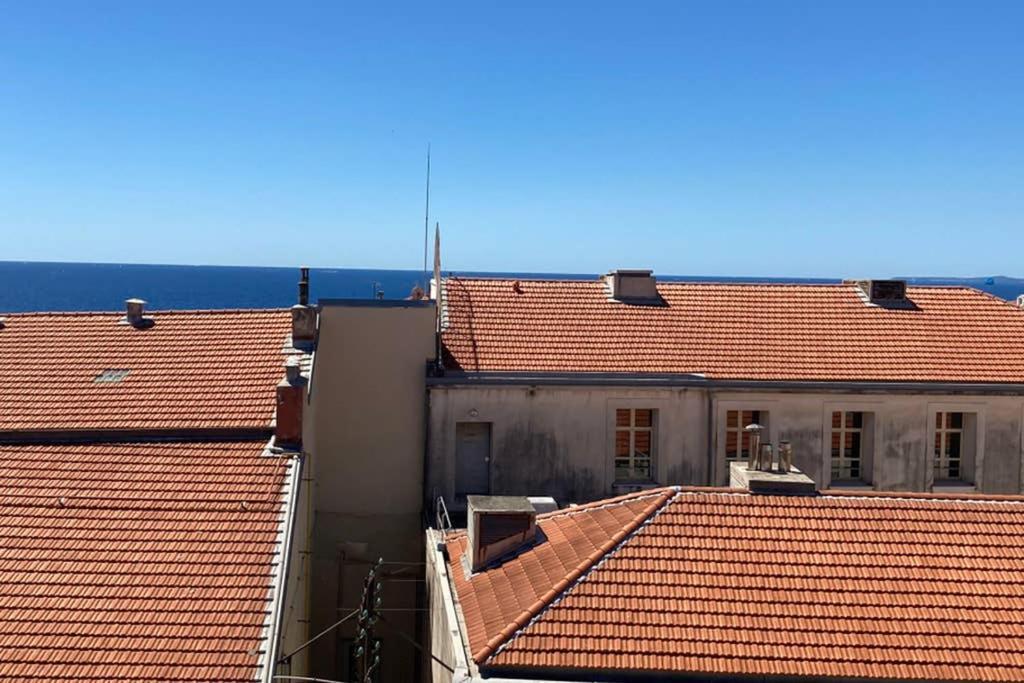 Cosy Penthouse Old Town Sea View Little Terraces Air Conditionned Ницца Экстерьер фото
